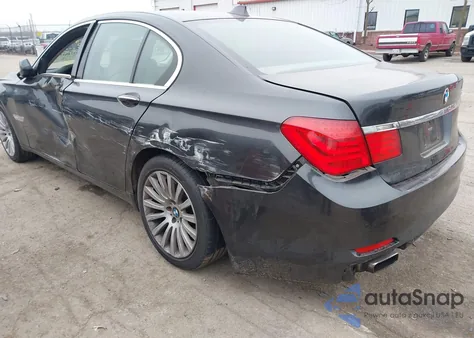 2012 BMW 750I xDrive из США, поврежденный, VIN WBAKC6C55CC395805